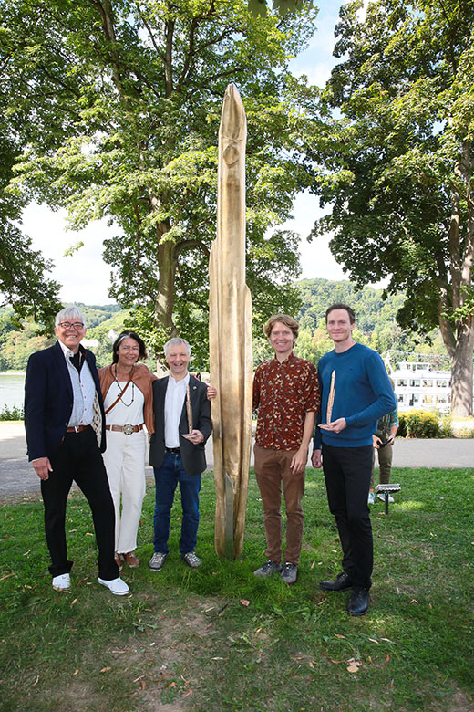 Gruppenbild mit „Klima-Aal“